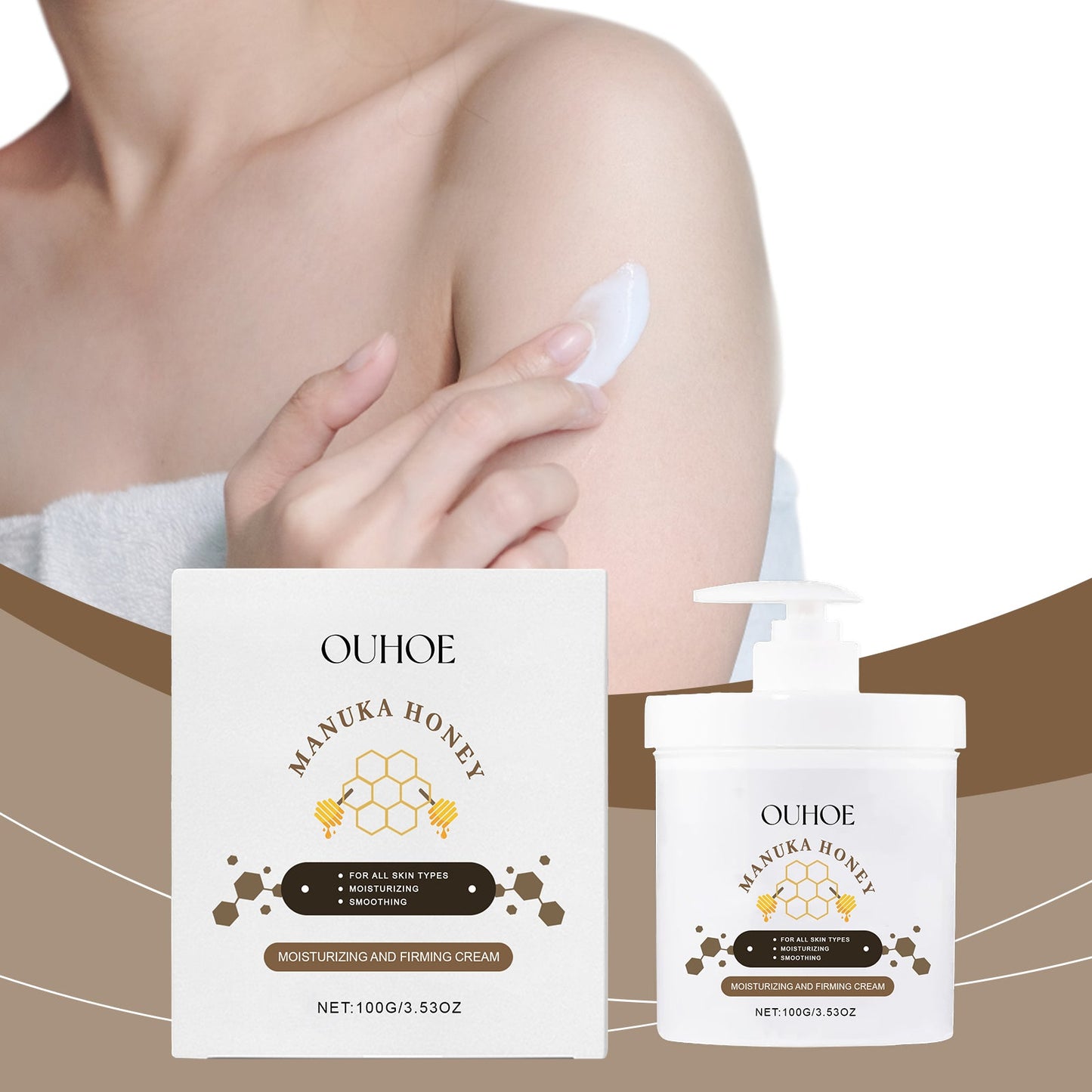 Firming Body Cream, Moisturizing, Refreshing, Silky, Non-Greasy, Gentle, Nourishing And Moisturizing Body Lotion