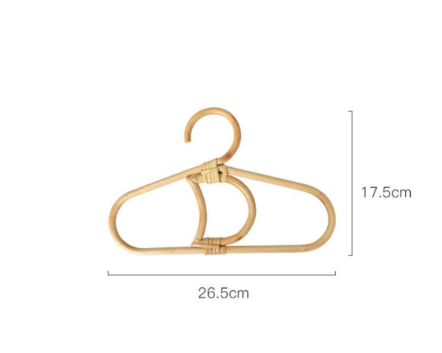 1pcs Handmade Vine Clothes Hanger Indonesian Vine Weaving Moon Sun Rainbow Style Children's Room Photography Room Decoration