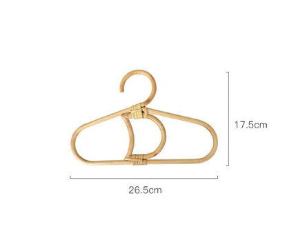 1pcs Handmade Vine Clothes Hanger Indonesian Vine Weaving Moon Sun Rainbow Style Children's Room Photography Room Decoration