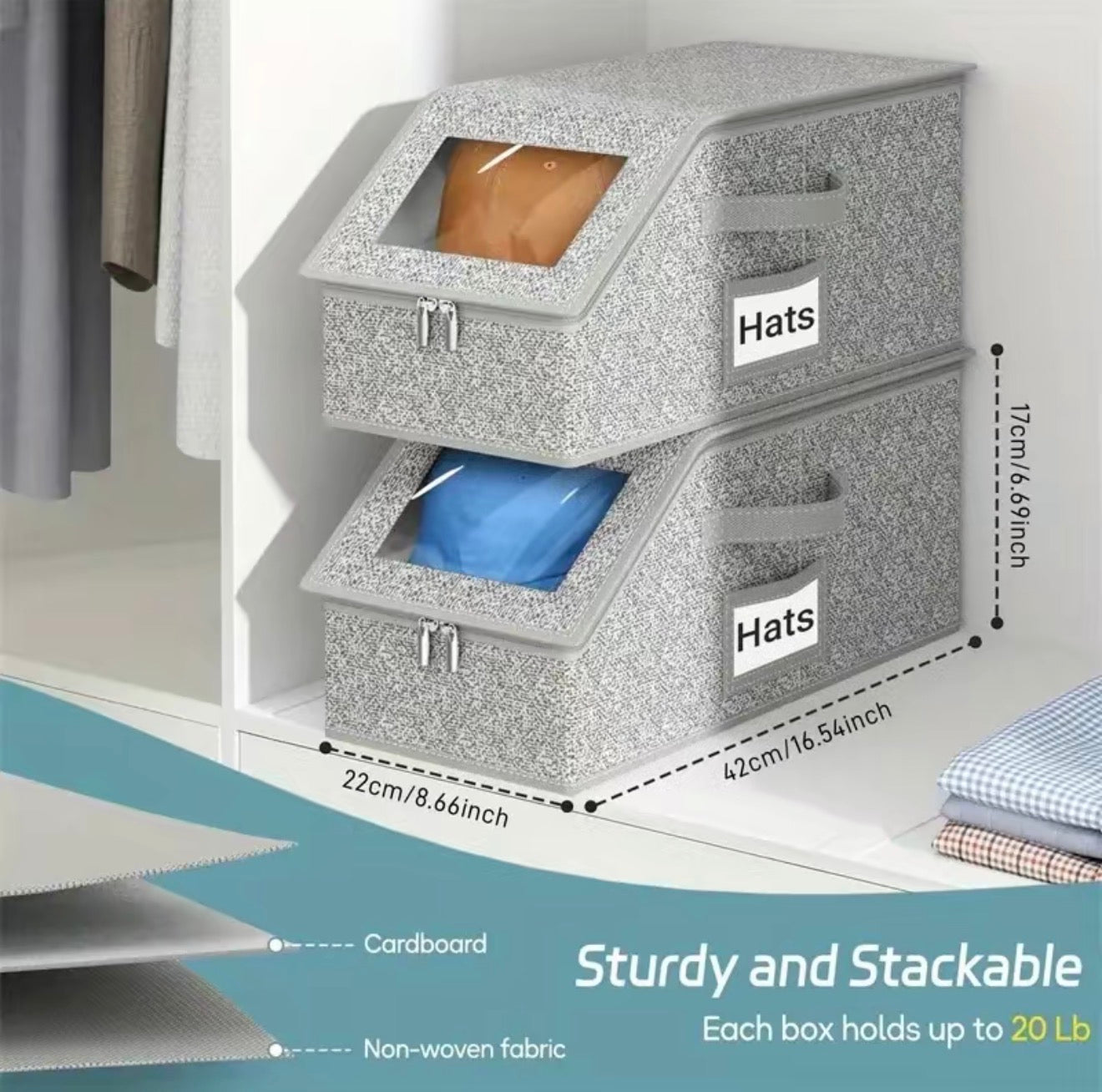 StackPro Baseball Cap Organizer