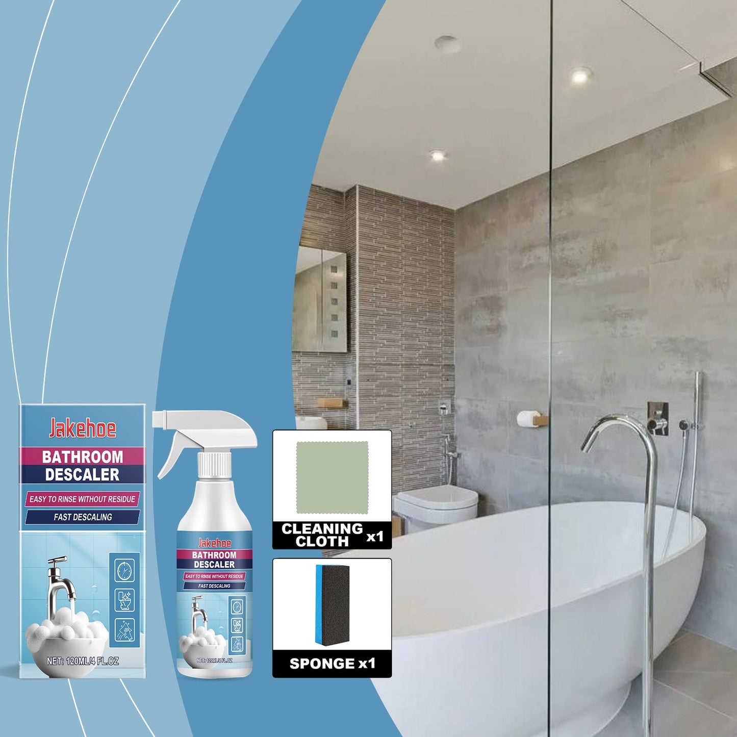 Bathroom Dirt Cleaner Bathroom Toilet Faucet Decontamination Decontamination Clean Multi-Functional Cleaning
