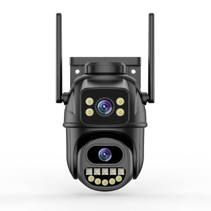 Dual screen wireless 360 degree mobile remote outdoor WiFi camera monitoring