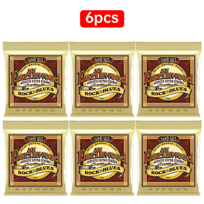 6 sets of Ernie Ball 2003-2008Folk strings，2403-2409classical strings for electric & acoustic guitars