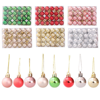 Christmas Ball Plastic Electroplating Christmas Ball Christmas Tree Creative Decoration Gift