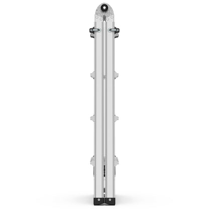 17ft Multi-Position Foldable Aluminum Ladder, A-Frame and Straight Ladder, ANSI 250lbs
