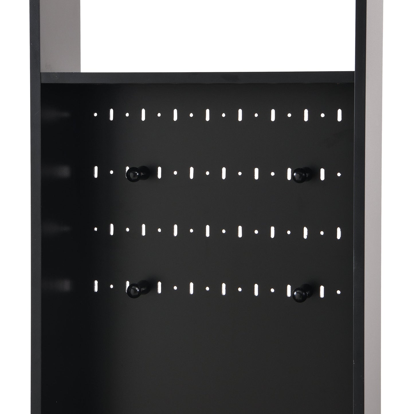 39.3'W70.8'H multifunctional corridor shoe cabinet with soft padded nail board and black hanger with entrance hook