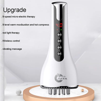 EMS Gua Sha Scraping Body Slim Massager Infrared Therapy Anti Cellulite Fat Burner Beauty Dredging Warm Brush Electro Stimulator