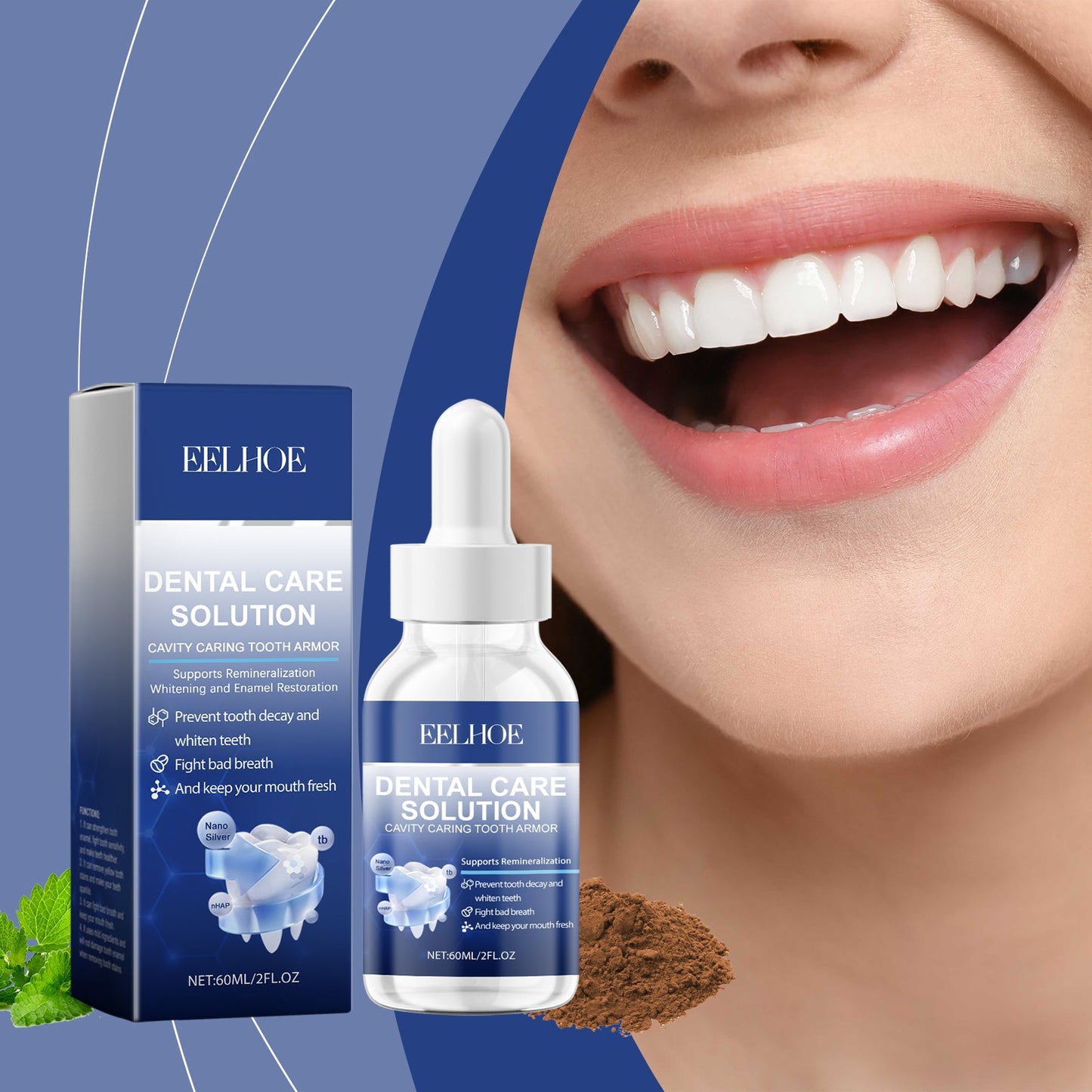 Tooth Repair Solution Daily Protects Tooth Enamel With Gentle Ingredients For Pamper And Shine Teeth Portable