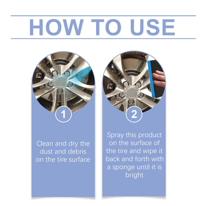 Automobile Tire Retreading Spray Tire Protection Oil Glaze Waterproof Antifouling Lasting Retreading Spray