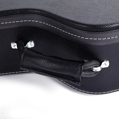 41" Acoustic Hard Guitar Case Wooden Hardshell Carrying Box Black