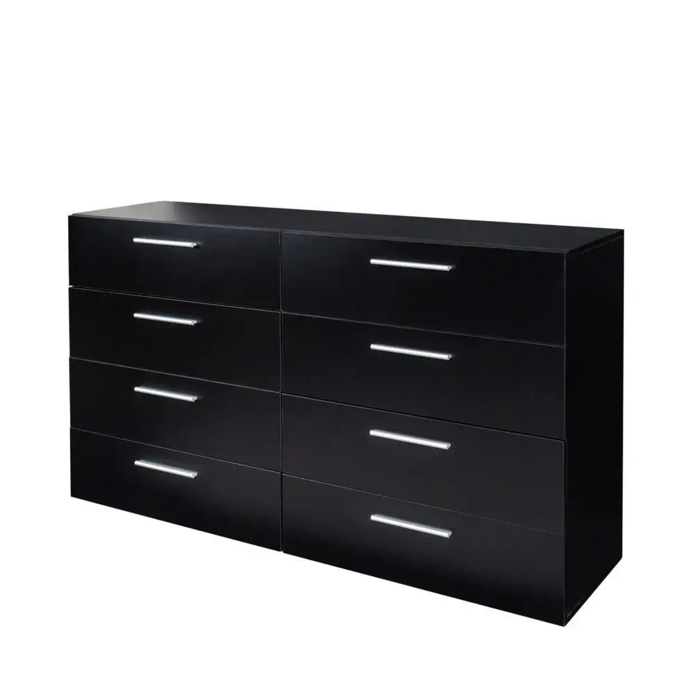 Wood 4 / 8 Drawer Dresser Bedroom Furniture Chest of Double Drawers Cabinet