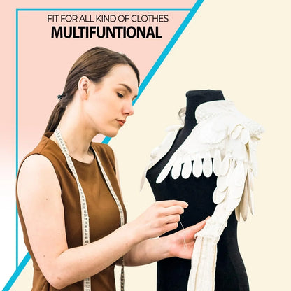 Mannequin Torso Female Manikin Body Dress Form Mannequin 59-67 Inch Lightweight Height Adjustable Wooden Tripod Stand High Densi