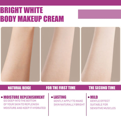 Body Whitening Cream Moisturizes, Hydrates And Brightens Skin, Refreshing And Non-Sticky Skin Moisturizing Cream