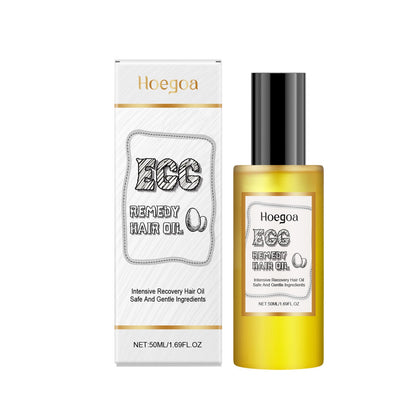 Egg Hair Care Essential Oil Nourishes And Improves Dry Hair, Smoothing Hair And Hydrating Hair Care Essential Oil