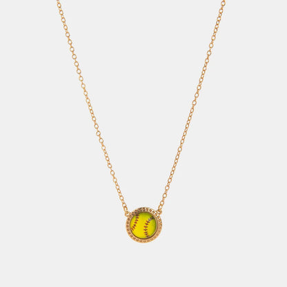 Sporty Element Resin Necklace