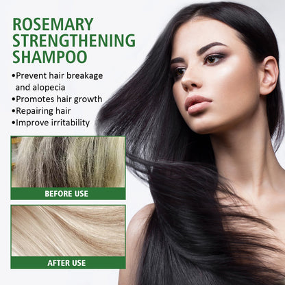 Rosemary Shampoo, Prevents Hair Loss Oil Control Fluffy And Smooth Shampoo