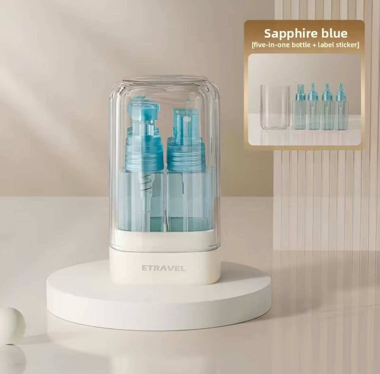 TravelMate 4-in-1 Toiletry Dispenser