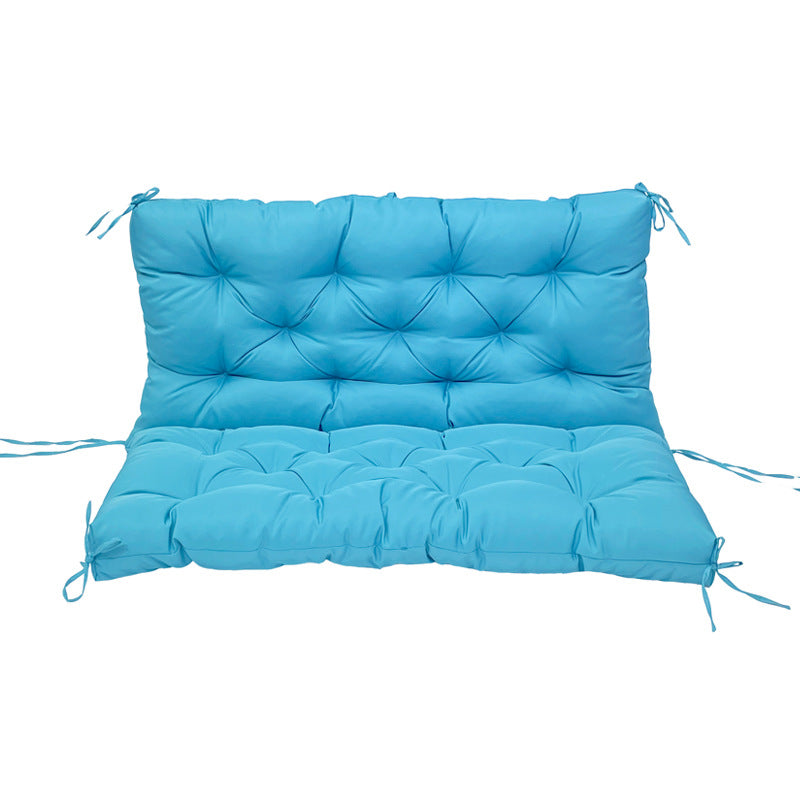 Outdoor 2/3-seater bench/swing cushions: thickened, with backrest, waterproof.