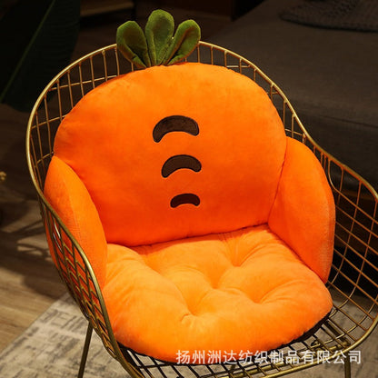 Cartoon animal connected seat cushion, integrated chair cushion, office sedentary student seat cushion