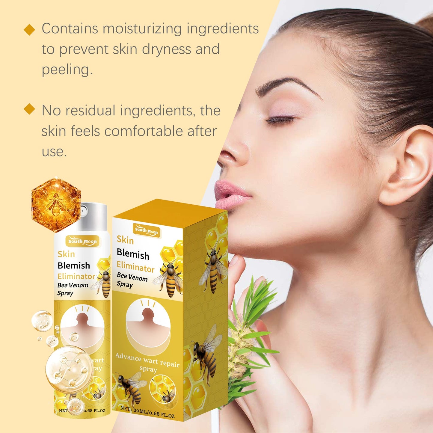 Bee Venom Kew Care Spray Nourishes And Restores Skin Body Kew Care Spray For Skin