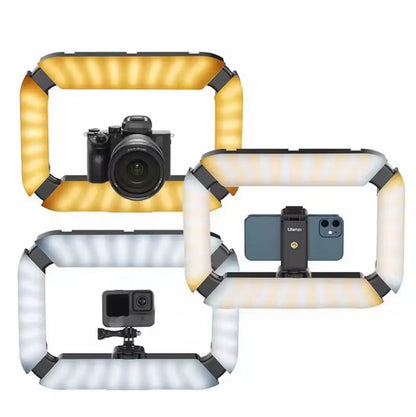 Ulanzi U200 Camera Ring Light Video Rig Handheld Camera Led Light for Video Recording