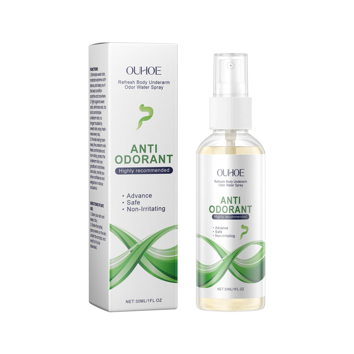 Underarm Treatment Spray, Lasting Fragrance Improve Body Odor Underarm Odor Clean And Moisturizing Body Care