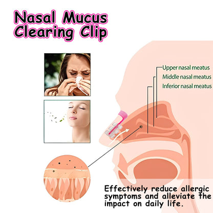 Nasal Mucus Clearing Clip, Deep Cleaning Nasal Mucus To Relieve Nasal Congestion And Discomfort Breathing Smooth And Comfortable