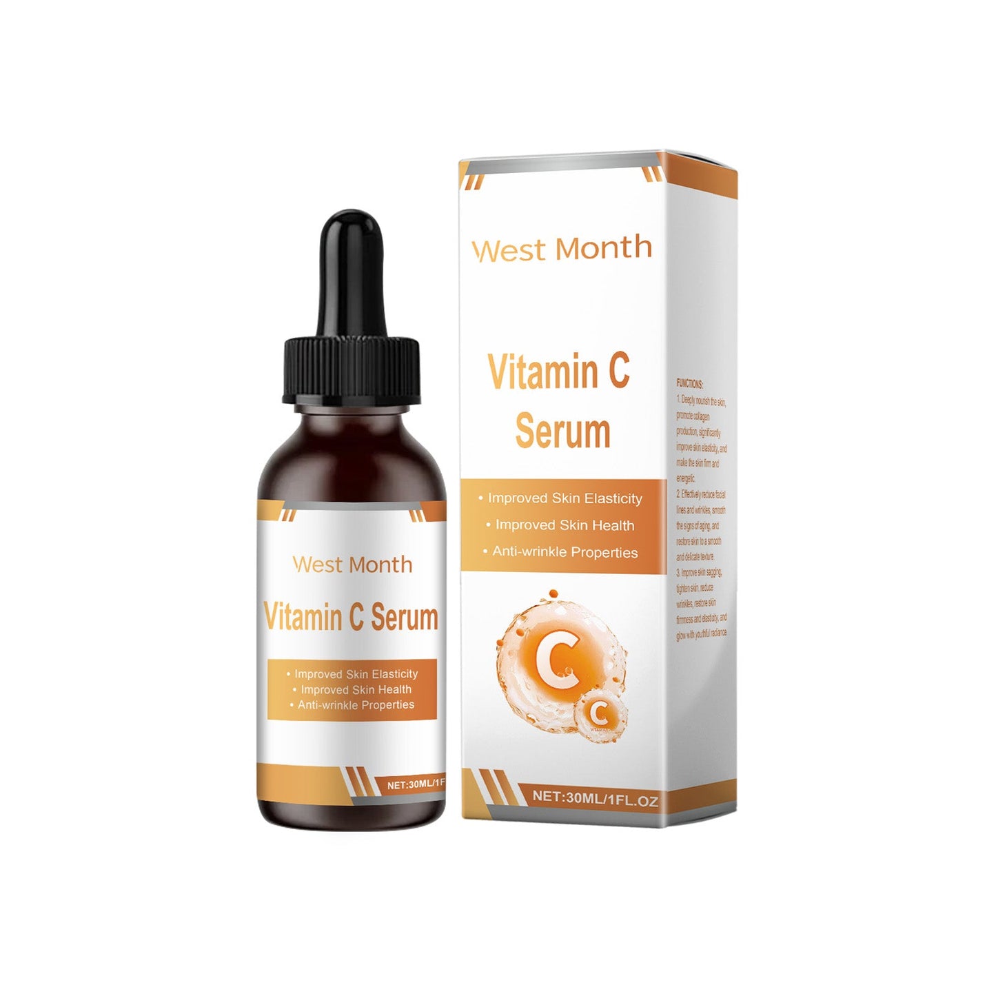 Facial Serum Nourishes And Restores Fine Lines And Improves Skin Elasticity And Shine