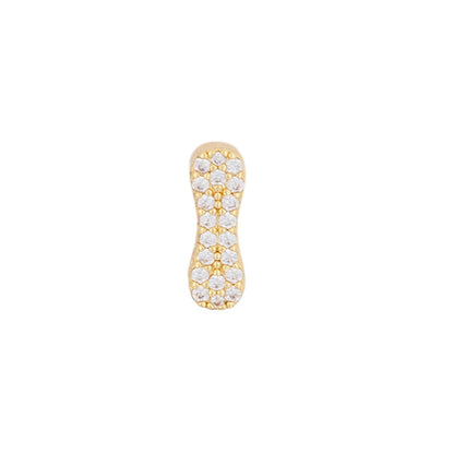 Fashion English 26 letter single pendant gold DIY bracelet necklace accessories