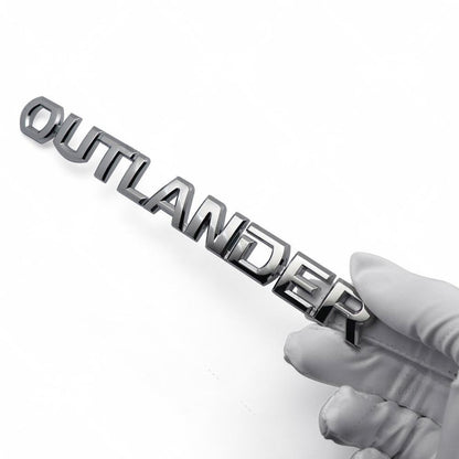 Suitable for Mitsubishi Outlander car labeling, OUTLANDER integrated English label, tail label, and back label