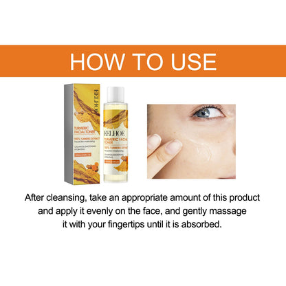 Turmeric Facial Toner, It Moisturizes Relaxed And Repair The Pores Smooth Fade Wrinkles Toner