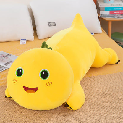 Party style Milk Dragon Plush Toy Doll Long Milk Dragon Doll Bedhead Hugging Sleeping Doll