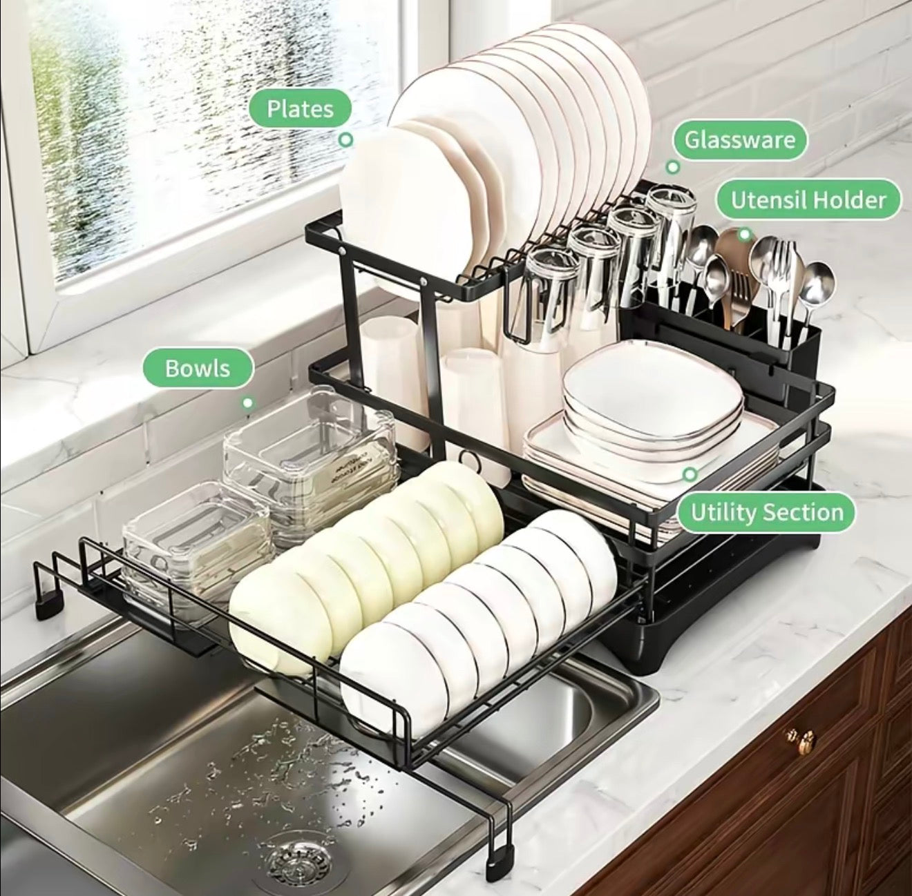 SpaceDry Dish Rack