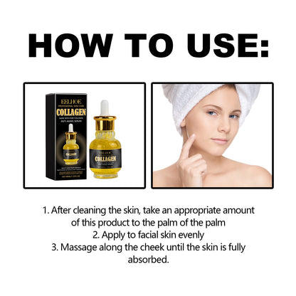 Anti Aging Serum, Anti-Aging Recombination Repair Skin Barrier Firming Elastic Moisturizing Skin Care Serum