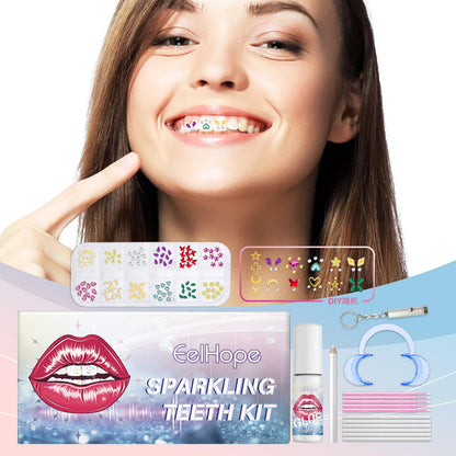 Flash Dental Drill Set Creative Diy Fashion Beauty Dental Spice Jewelry Dental Smile Crystal Dental Drill