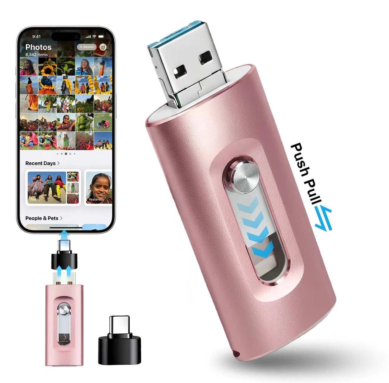 FlexiDrive 4-in-1 Flash Drive