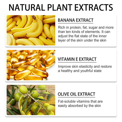 Cracked Skin Banana Repair Cream, Nourishing And Moisturizing Foot Repair Cream To Soften Exfoliation And Remove Dead Skin Calluses