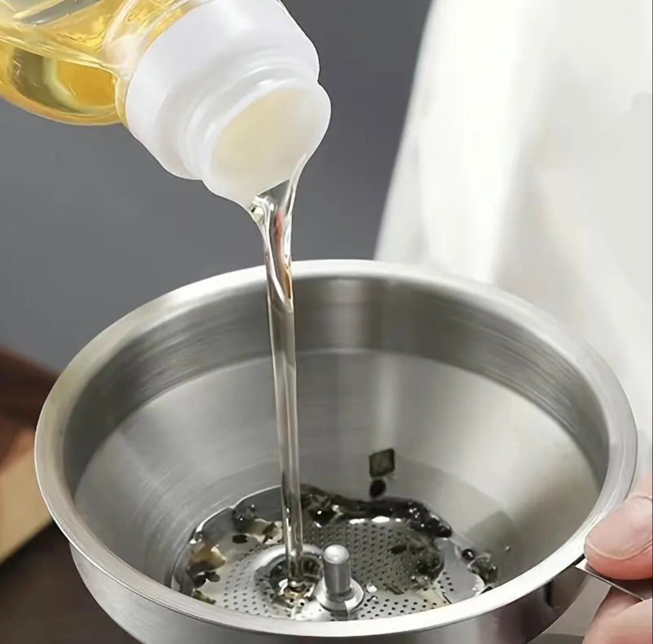 SmartStrain Kitchen Oil Funnel Filter
