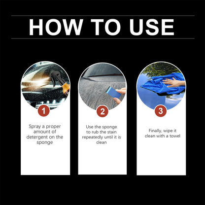 Car Water Stain Cleaner Car Stain Remover Polish Gentle Care Car Paint Gap Cleaning Spray