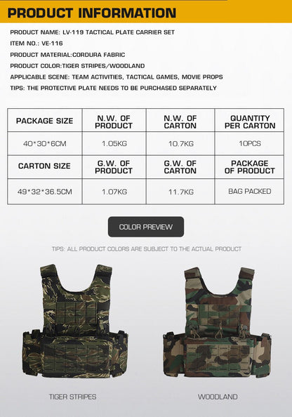 LV-119 Tactical Chest Harness Set