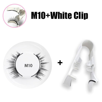 Magnetic false eyelashes set one pair magnetic false eyelashes natural thick and long false eyelashes quantum eyelashes