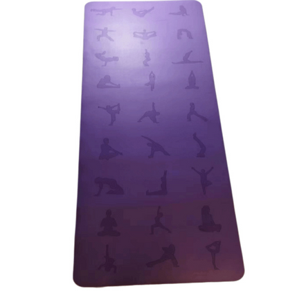 Natural rubber yoga mat PU professional non-slip yoga studio dedicated fitness mat male beginner yoga thickened