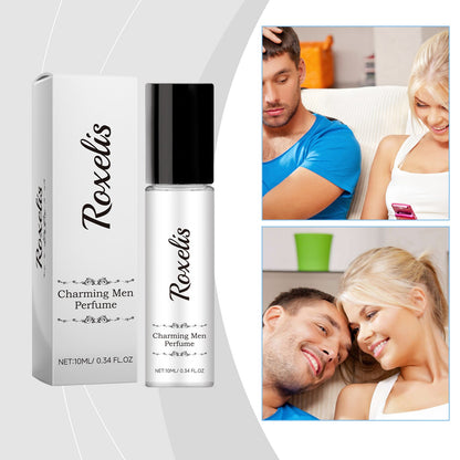 Men's Floral Pheromones Fragrance Lasting Fragrance Exudes Male Charm Niche Wooden Portable Ball Bearing Perfume