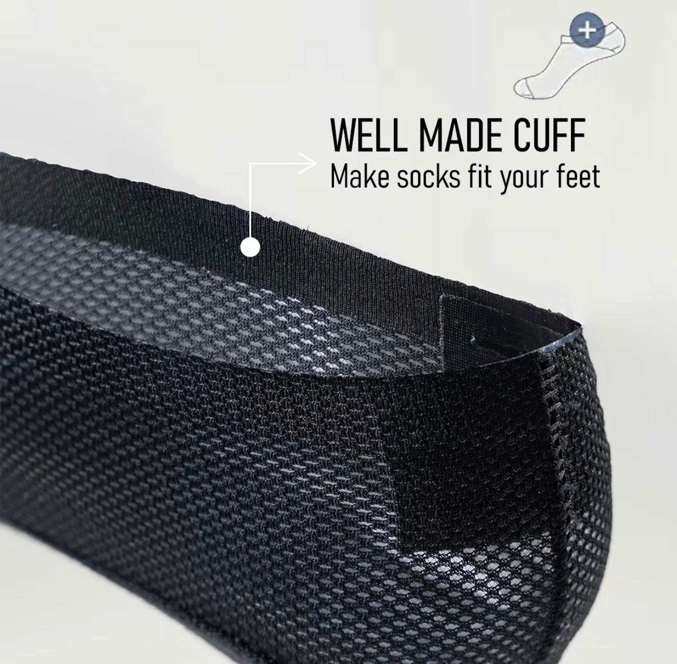 BreezeFit Low-Cut Mesh Socks