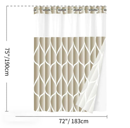 GeoWave Shower Curtain
