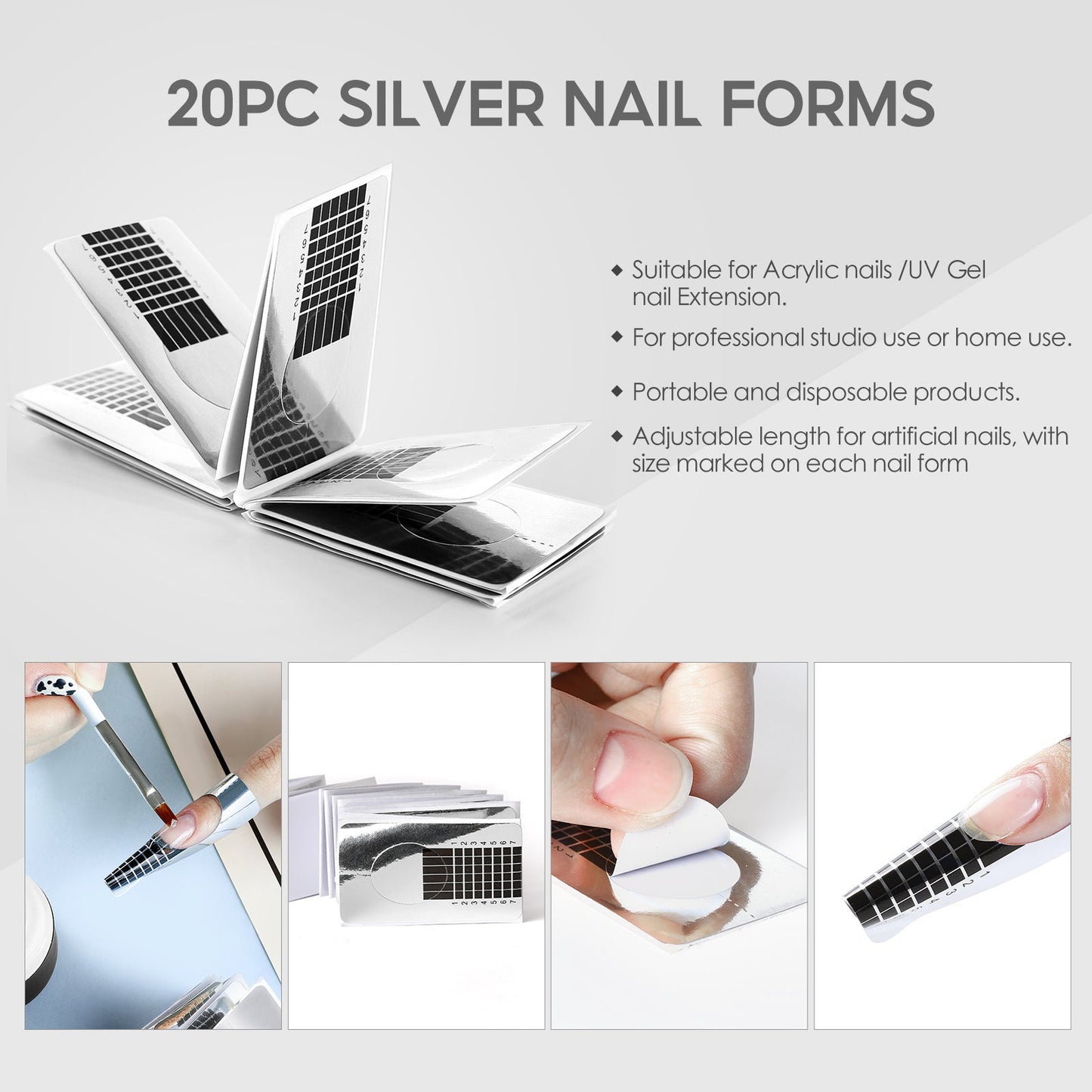 COSCELIA Crystal Powder 30ml Crystal Liquid Set Carved Extended Nail Art Beginner Crystal Nail Set