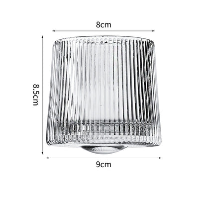 Hand drawn rotating glass cups multiple multi-purpose whiskey glasses rotating glass cups