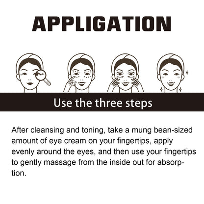 Retinol Eye Cream, Desalination Smoothen Fine Lines Eye Pouch Black Rim Of The Eye Moist Nursing Play Tight Muscle Eye Cream