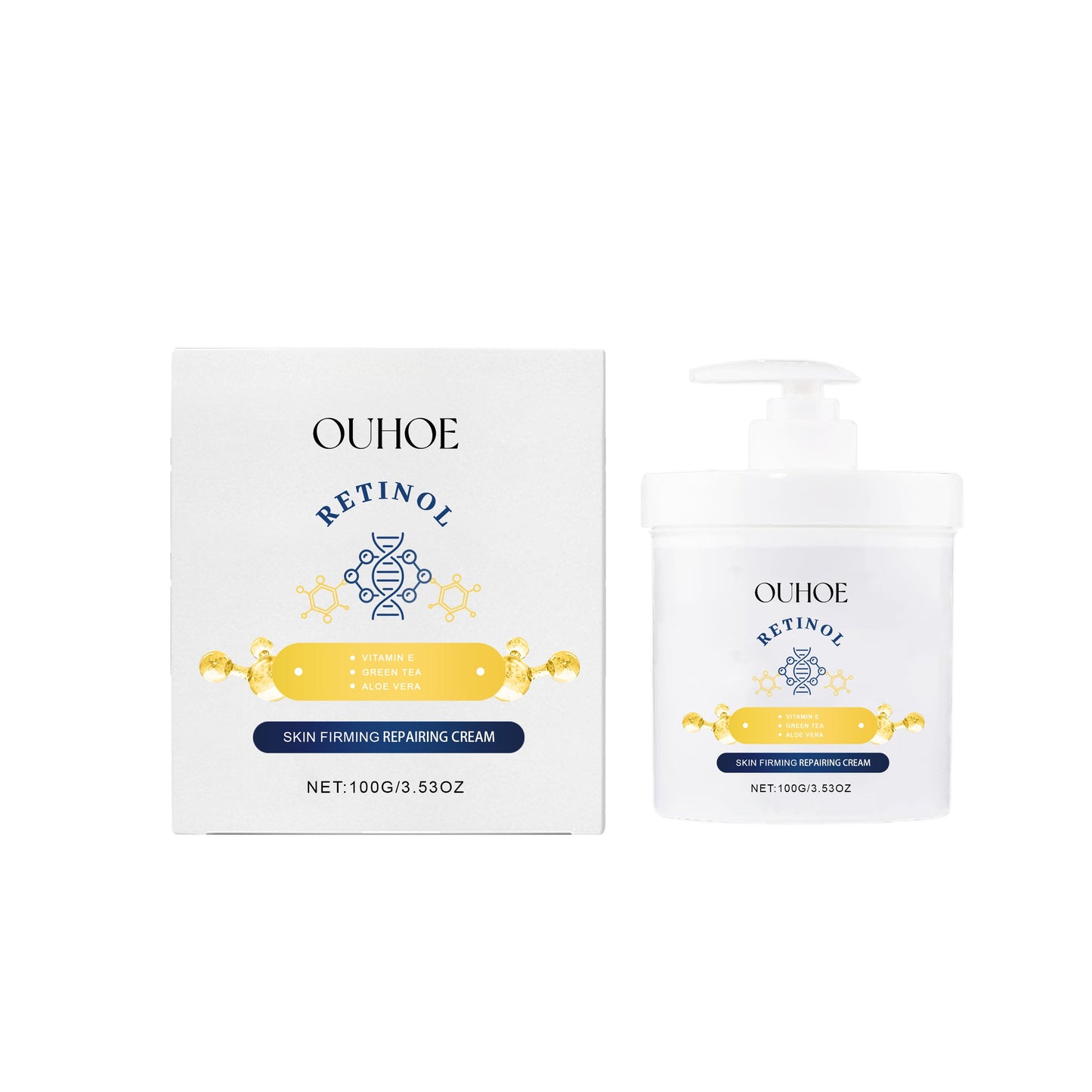 Retinol Moisturizing Care Cream Tightens The Body, Smooths The Face, Deeply Nourishes And Moisturizes The Skin