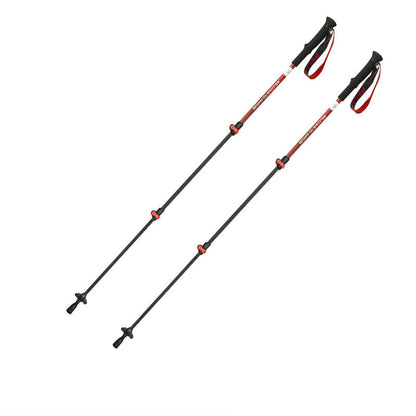 Climbing cane Outdoor telescopic cane Carbon fiber anti slip climbing and hiking folding cane